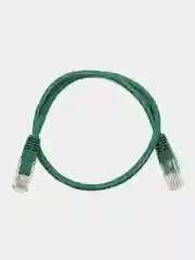 Патчкорд UTP кат.5E RJ-45 вилка <--> RJ-45 вилка, зеленый, 0.5 м.