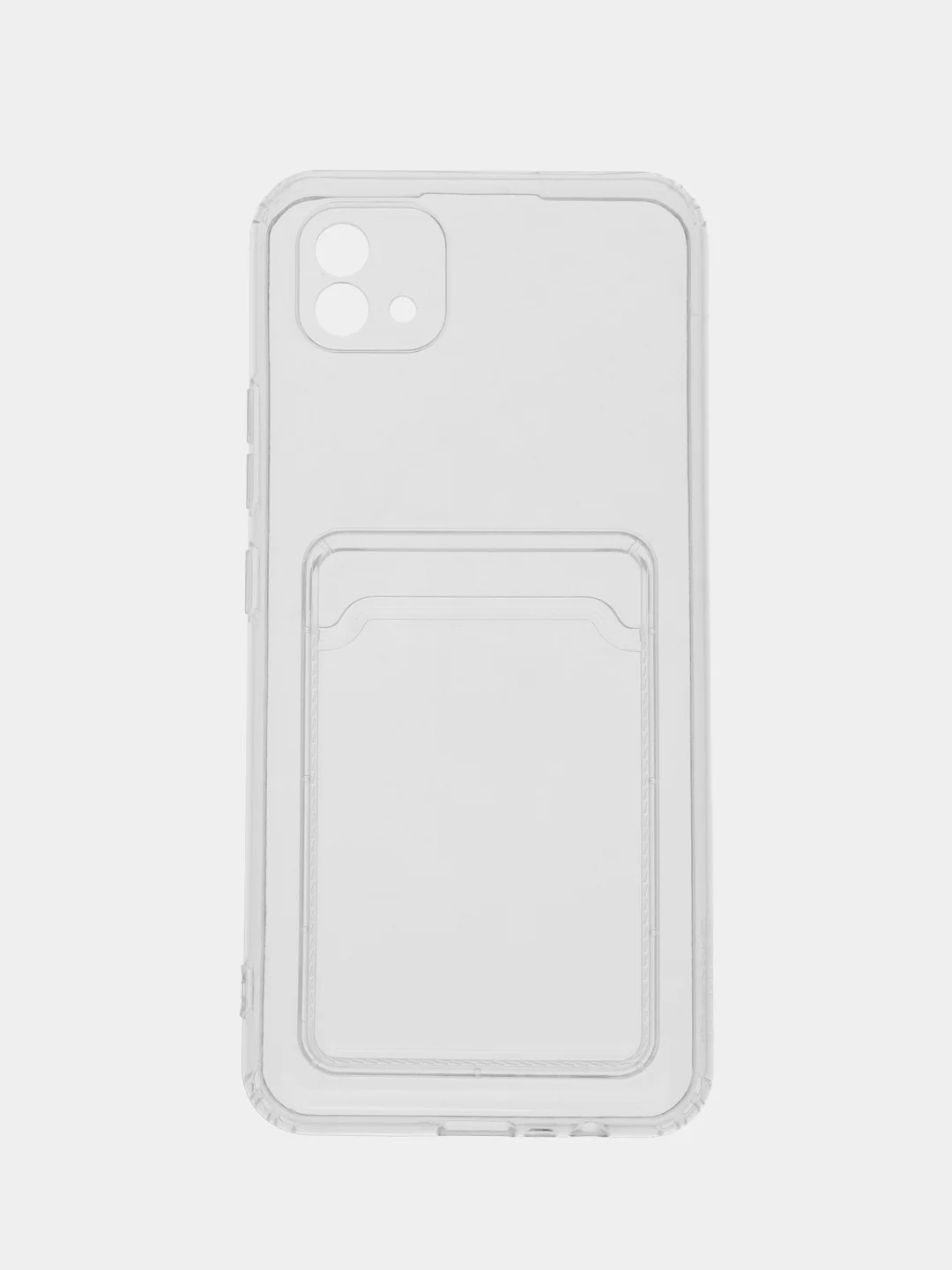 Марсала чехол противоударный для Realme C11 2021 / C20 Реалми прозрачный, с карманом для карты