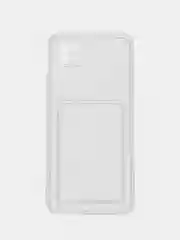 Марсала чехол противоударный для Realme C11 2021 / C20 Реалми прозрачный, с карманом для карты
