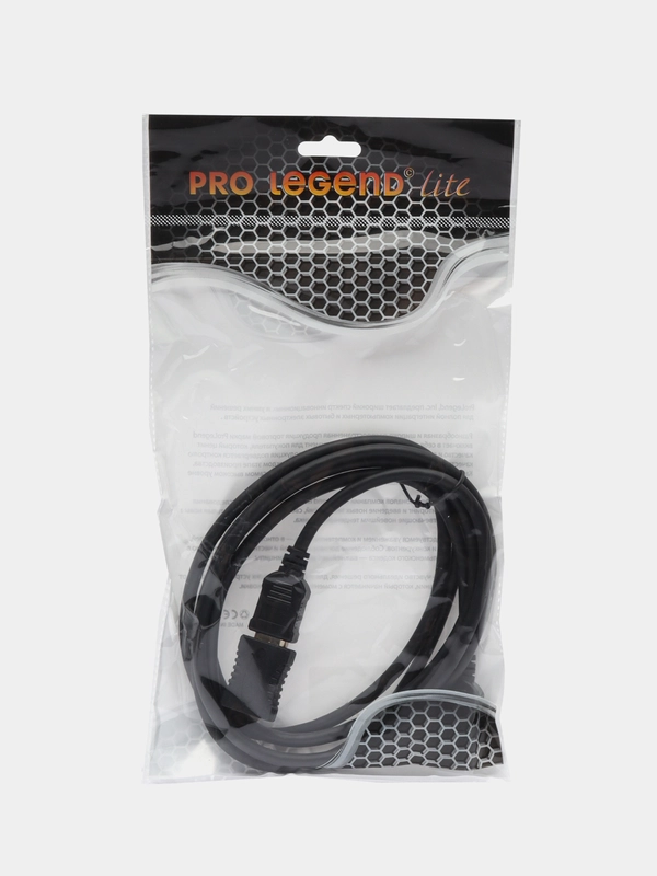 Кабель HDMI (F) - HDMI (M),  1.5 m, Pro Legend  ver 1.4, 3D, 4k