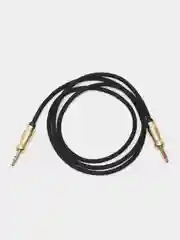 Кабель соединительный Pro Legend, 3.5 Jack (M)  - 3.5 Jack (M) тканевая оплетка, черный,1м