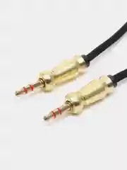 Кабель соединительный Pro Legend, 3.5 Jack (M)  - 3.5 Jack (M) тканевая оплетка, черный,1м