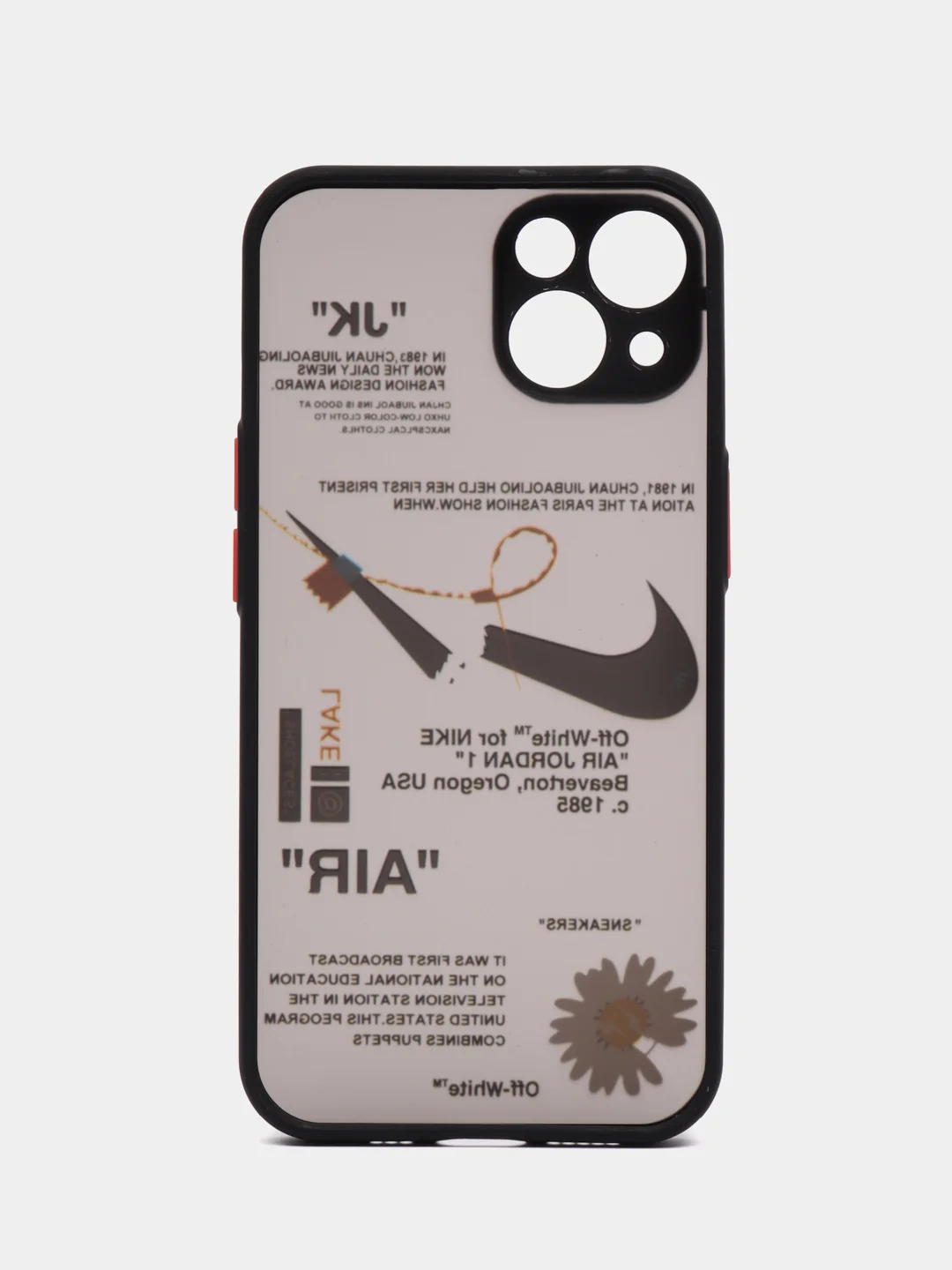 Бежевый iphone 13, Айфон 13 чехол матовый с объёмный с принтом для iPhone 13
