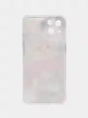 Коричневый iphone 13, Айфон 13 чехол матовый с объёмный с принтом для iPhone 13