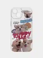Аметистовый apple iPhone 15, Айфон 15 чехол матовый с обьемный с принтом для iPhone 15