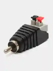 Разъем RCA (папа) с зажимным механизмом