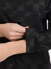 Черный пижама женская с брюками