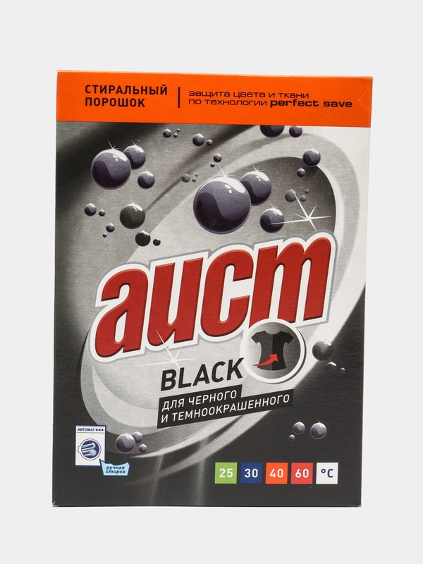 Стиральный порошок "Аист" Black, для стирки черного и темноокрашенного, 400 г
