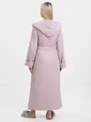 Мятный халат Бохо с капюшоном