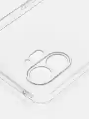 Молочный защитный чехол для Nothing Phone (2) силиконовый ROSCO прозрачный с бортиком защитой камер