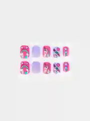 Белый детские накладные ногти, ногти накладные с липким слоем. Косметика TIK TOK GIRL