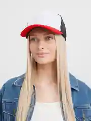 Красный бейсболка кепка, женская, мужская, унисекс, с сеткой