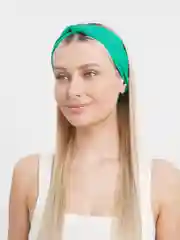 Оливковый повязка на голову женская, спортивная