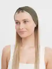 Зеленый повязка на голову женская, спортивная