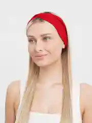 Бордовый повязка на голову женская, спортивная