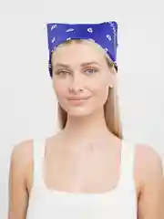 Синий бандана