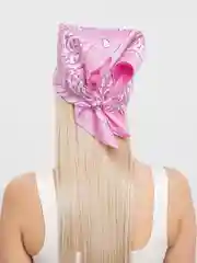 Розовый бандана