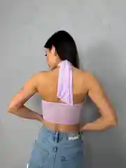 Лавандовый топ корсетный женский