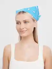 Голубой бандана