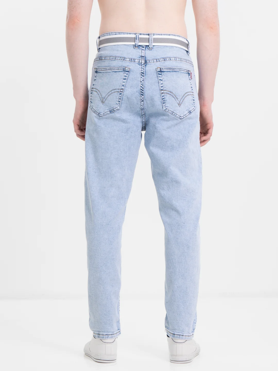 Светло-синий мужские джинсы бананы Levis/ джинсы мужские летние