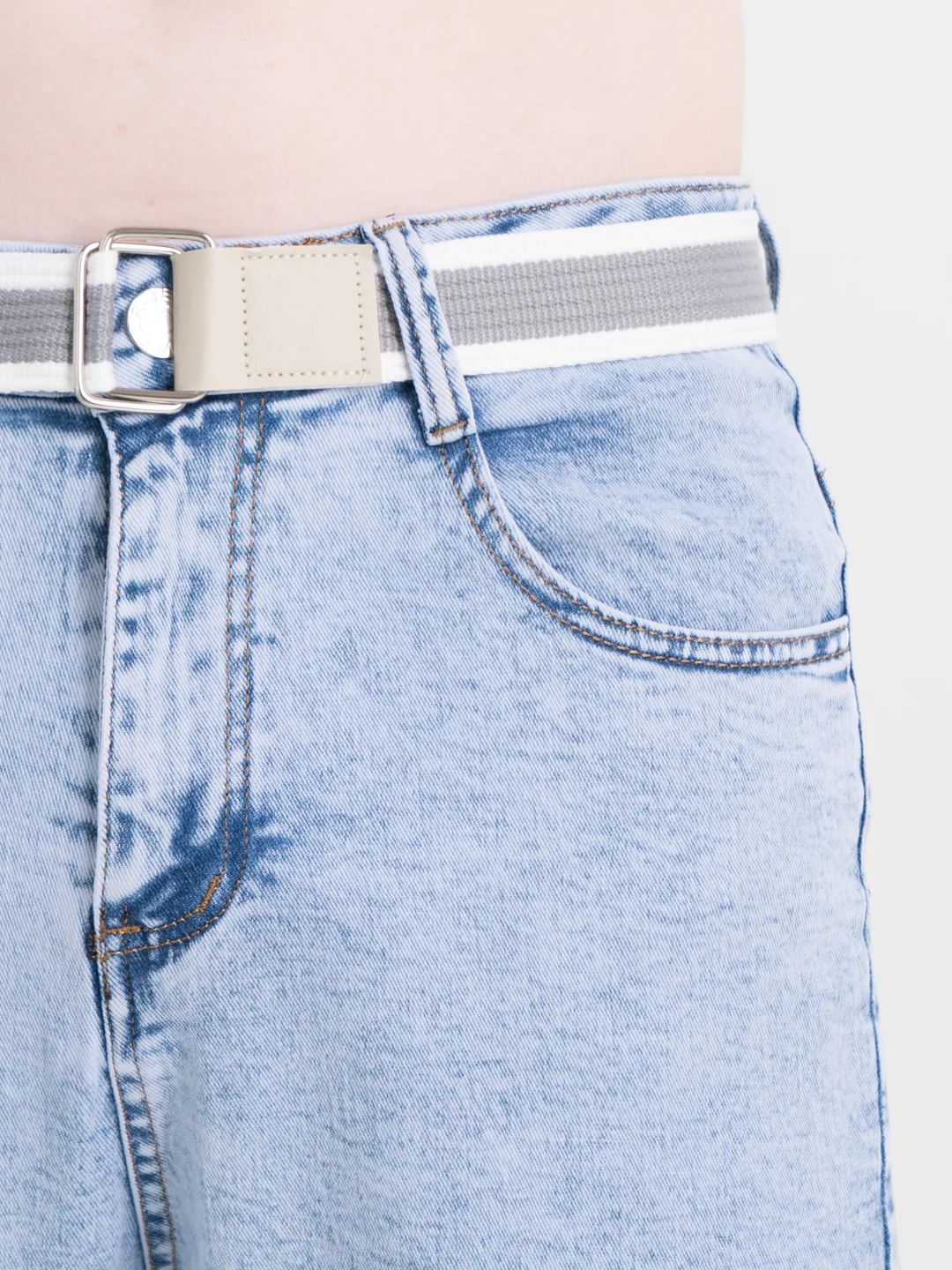 Светло-синий мужские джинсы бананы Levis/ джинсы мужские летние