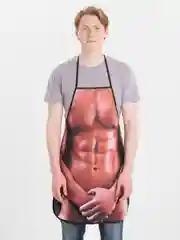 Коричневый фартук кухонный, женский, мужской, фартук с принтом, креативный