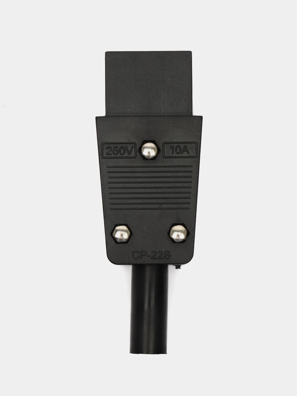 Гнездо сетевое "3 PIN" пластик на кабель 250V 10A, Pro Legend