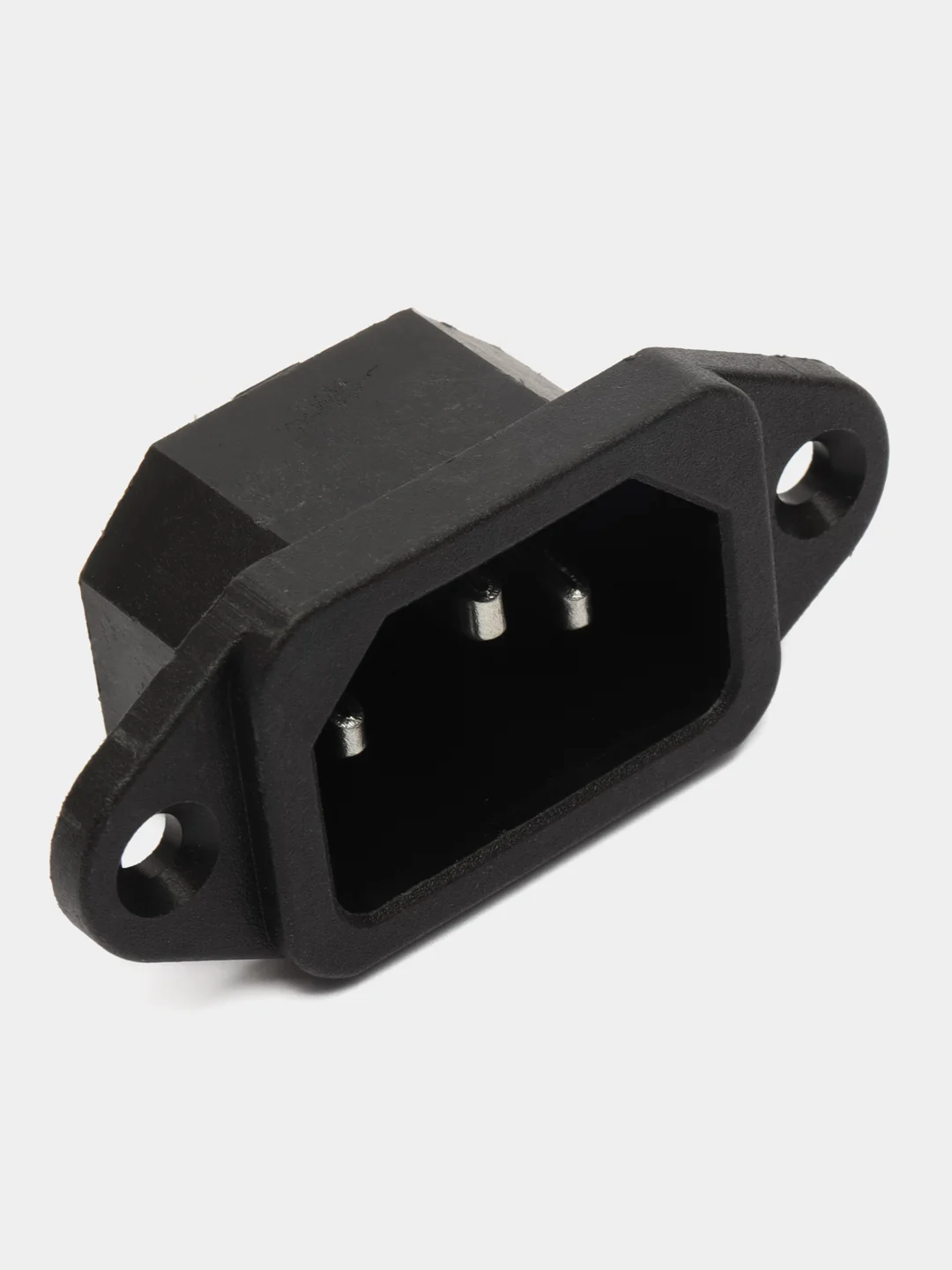 Вилка сетевая "3 PIN" пластик на корпус 250V 10A, Pro Legend