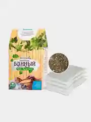 Фито сбор трав для бани, натуральные ароматизаторы/сауны и фитобочки Душа Бани, 80 г