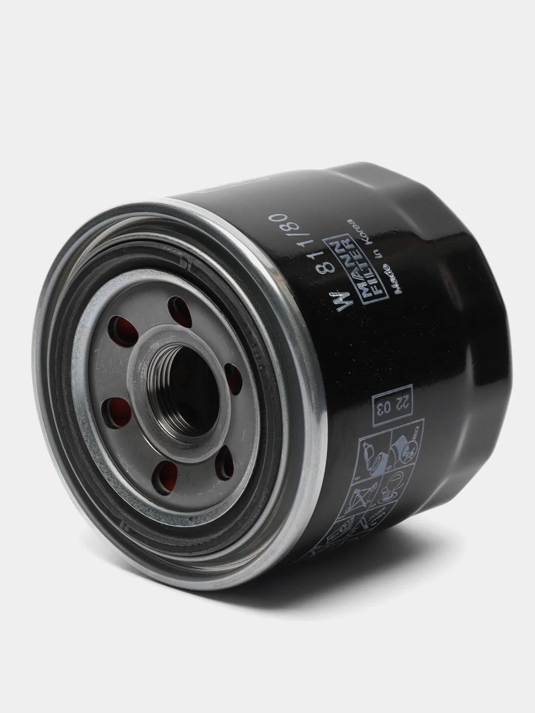 Масляный фильтр MANN-FILTER W811/80 производство Юж. Корея