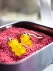 Розовый серьги мишки гамми мармеладные медвежата