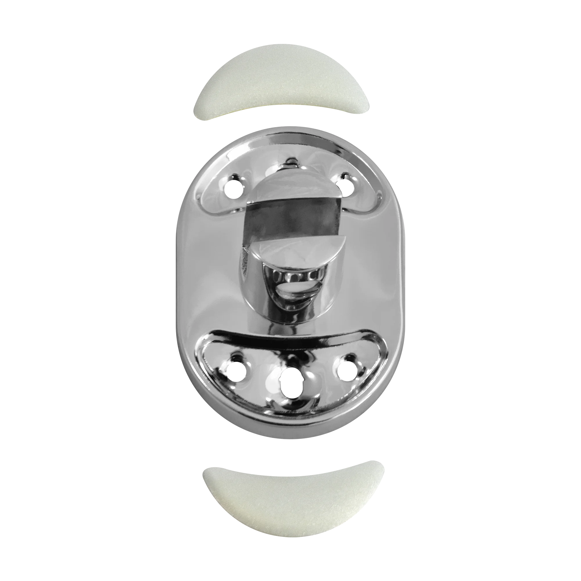 Хром 2552.383 Полка угловая стеклянная Solinne, 11181, Коллекция Base