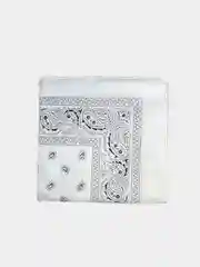 Белый бандана, платок, косынка на голову унисекс