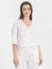 Молочный костюм, комплект женский в пижамном стиле, из муслина
