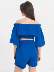 Лавандовый костюм женский льняной