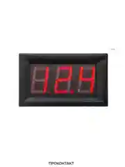 Вольтметр цифровой 0.36 4.5-30V красный 2 провода