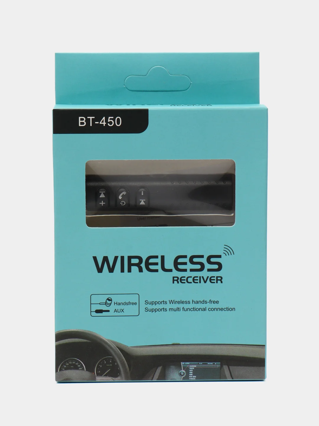FM-трансмиттер Bluetooth AUX с микрофоном, прямой, Pro Legend [bluetooth, 2 USB, micro sd