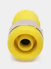 Гнездо Banana желтый, на панель под пайку