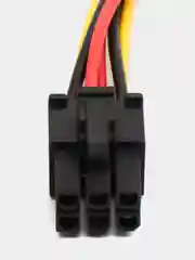 Переходник питания для видеокарт Pro Legend 6 pin to 2 molex (Video power), 15 см
