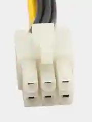 Кабель удлиннитель питания для видеокарты 6pin 6M-6F, 20см