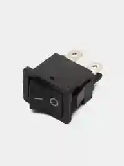 Клавишный переключатель ON-OFF, 4 контакта, черный
