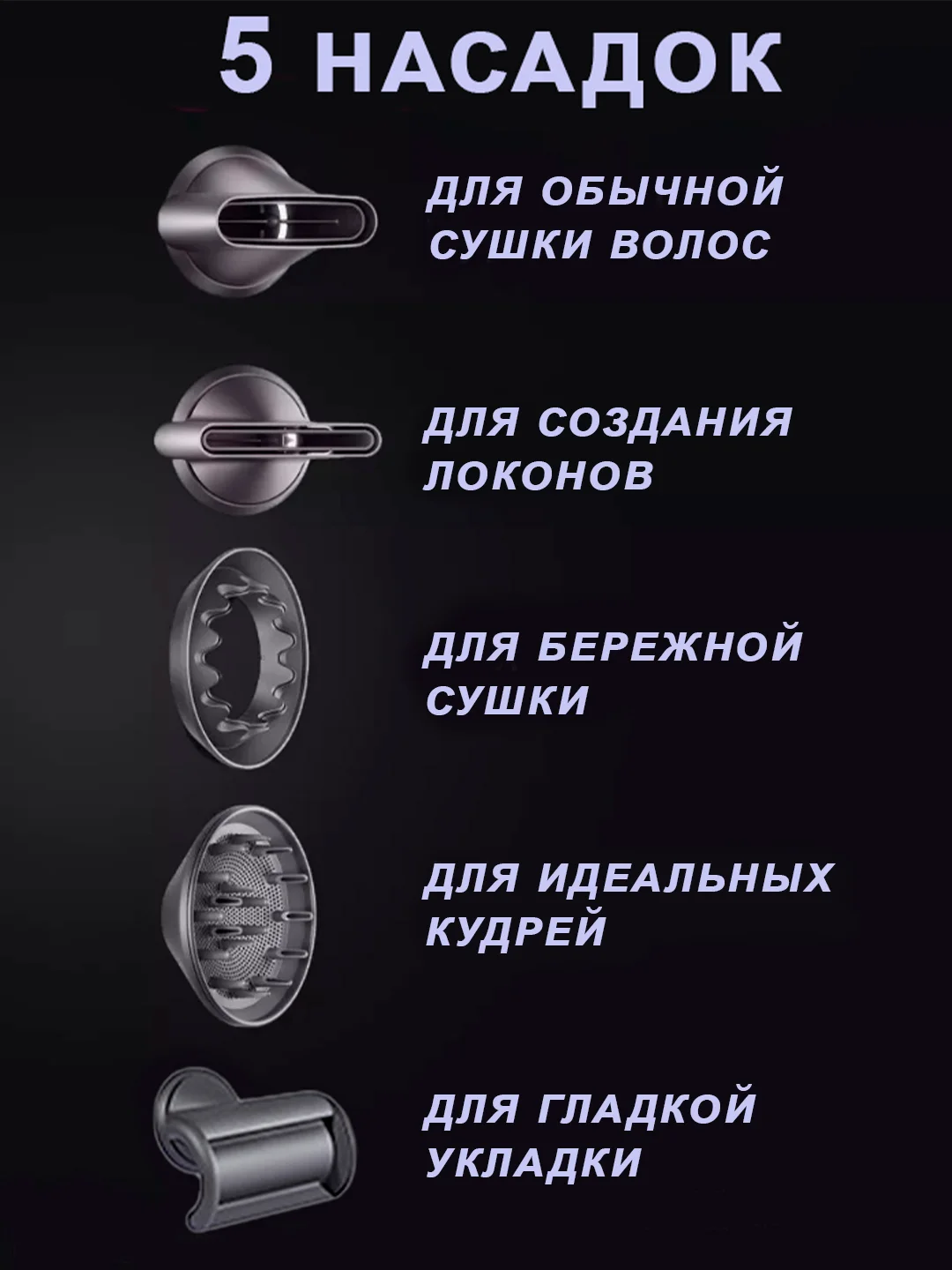 Фуксия профессиональный фен Leafless Hair Dryer для волос, фуксия, российская вилка