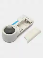 Лупа Pro Legend ручная круглая 12х, 38 мм, с фонариком и подсветкой (1 LED), белая