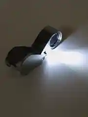 Лупа Pro Legend ювелирная 30х, 21 мм, с подсветкой (2 LED)