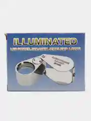 Лупа Pro Legend ювелирная 30х, 21 мм, с подсветкой (2 LED)