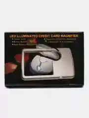 Лупа карманная с подсветкой в чехле Pro Legend 3x, 6x