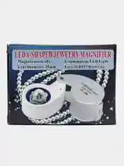 Лупа ювелирная Pro Legend 40х-25мм с подсветкой (2 LED)