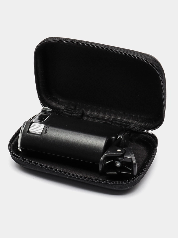 Микроскоп Pro Legend 60-100х мини с подсветкой и ультрафиолетом для телефонов