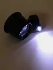 Лупа часовая 15x монокулярная с подсветкой (1 LED)
