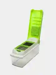 Зеленый терка для овощей / Овощерезка ручная универсальная Nicer Dicer